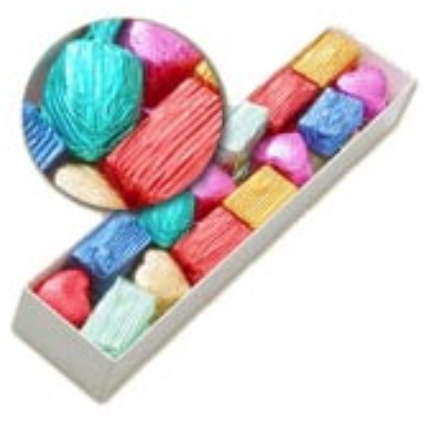 500 Gr El Yapımı Yaldız Çikolata